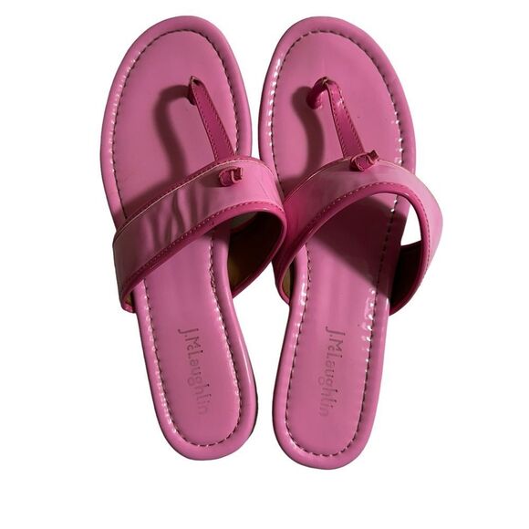 J. McLaughlin Shoes Pink Sandals - Size‎ 9 - Picture 7 of 9